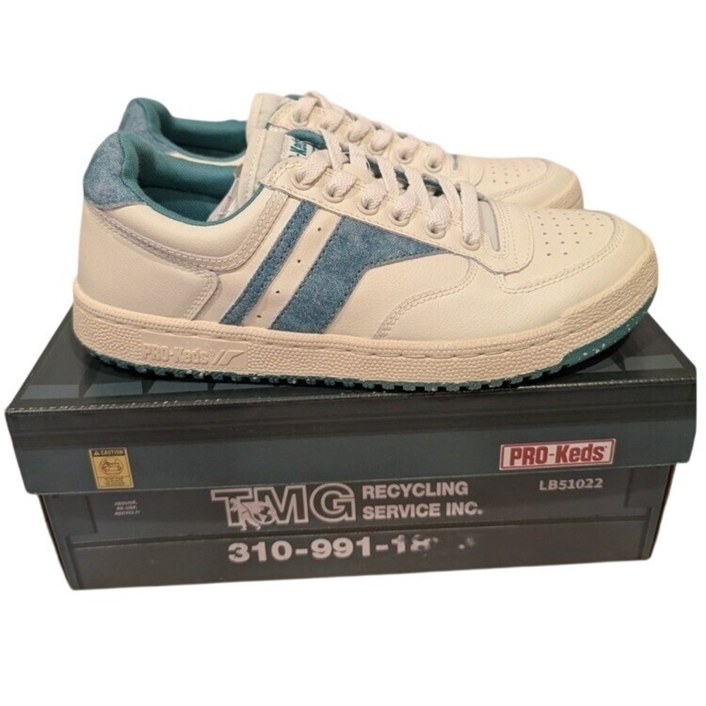 Pro Keds Sky Hawk Low TMG White Green Mens 7.5 PH67550 Trashman RSI Sneakers